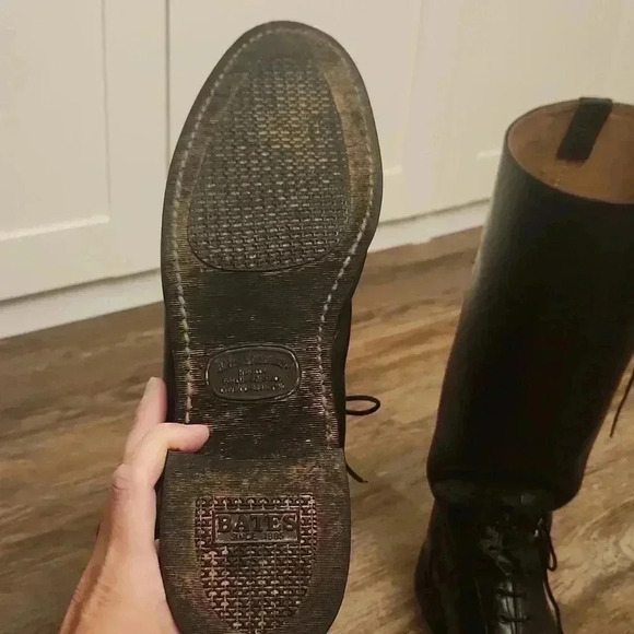 Bates Floataways Elite Motorcycle Riding Tall Leather Boots WIDE 11.5E - Picture 6 of 8